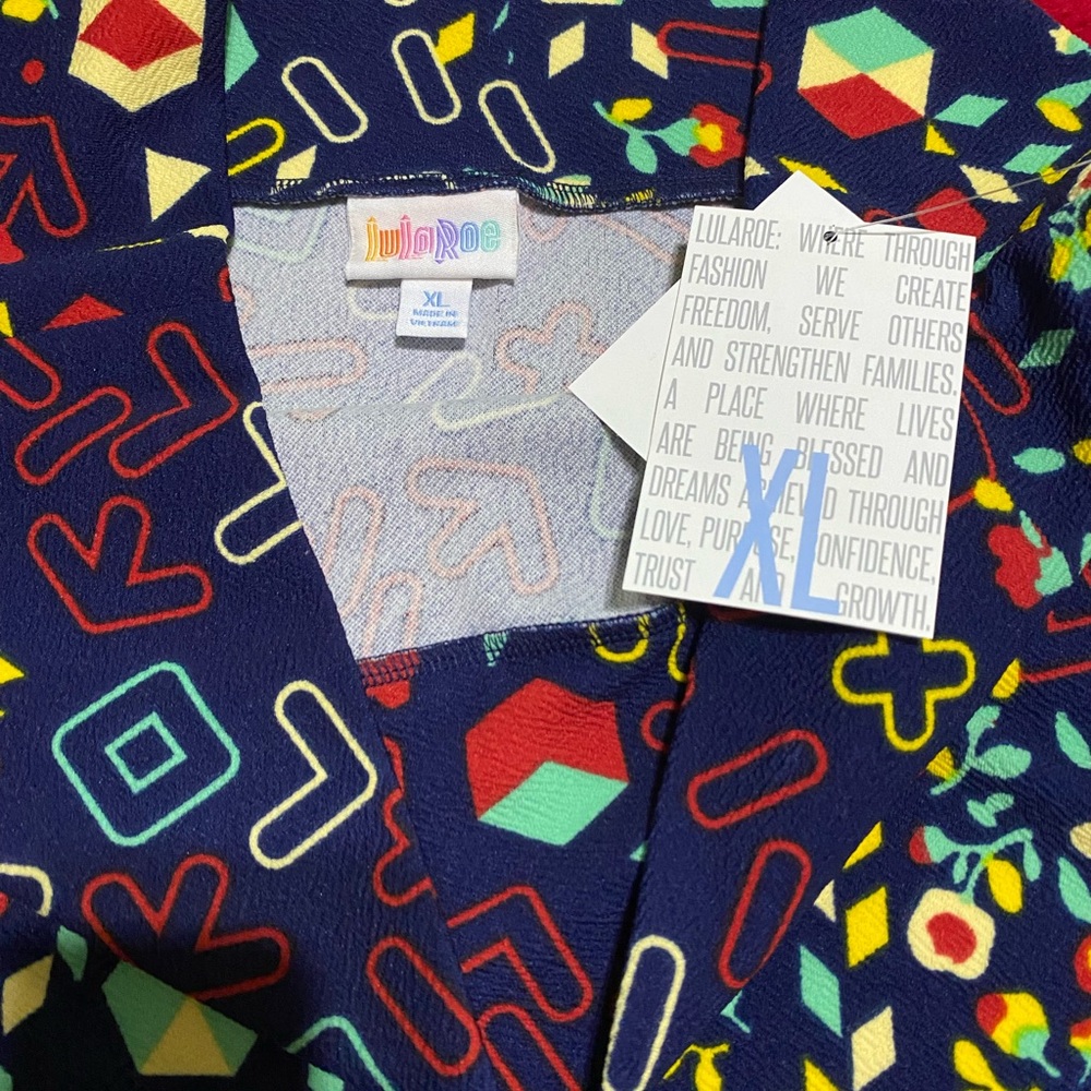 CLOSET CLEAN OUT ON ALL LULAROE MAKE AN OFFER BUNDLE NWT XL Skirt High Waist Fun - Picture 7 of 11